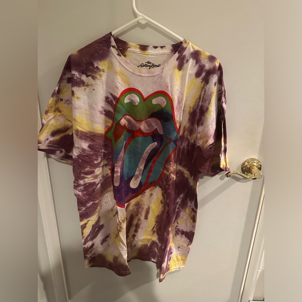 Men’s Rolling Stones Tie-Dye T-Shirt. Size XXL.